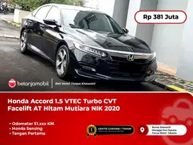 [SENSING] Honda Accord 1.5 VTEC Turbo CVT Facelift Hitam 20/21 BisaTT