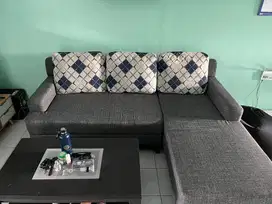 Sofa L ukuran 210 x 170 cm