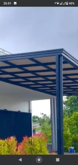 008 kanopi atap upvc alderon double