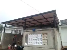 016 kanopi atap upvc alderon singgle