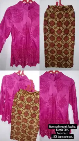 One set kebaya atasan dan rok