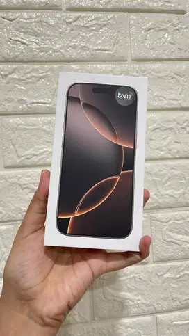 IPHONE 16 PRO BRAND NEW RESMI