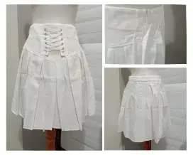 NEW !!! LACE UP PLEATED
