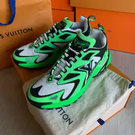 Louis Vuitton runner tactic green sneakers sepatu