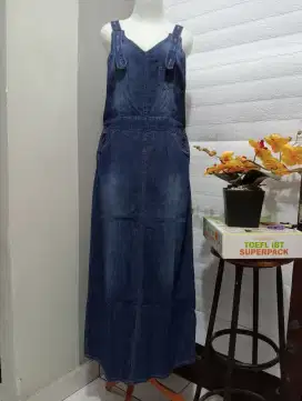 PRELOVED PRIBADI OVERALL ROK DENIM