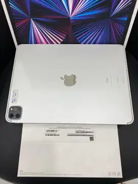 IPAD Pro M1 11-inch , Silver , 256GB Ibox Wifi+Cell (Minus Dikit)