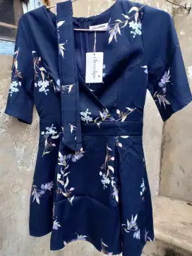 Baju Jumpsuit Chocochips Navy