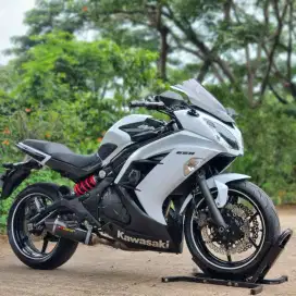 KAWASAKI NINJA 650 ER6F 2012 PUTIH KM LOW MURAH PAJAK HIDUP