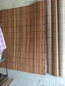 Jual krey kayu bambu rotan plafon di Fery shop