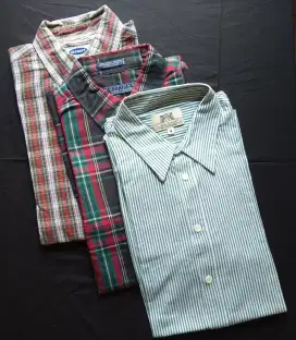 Preloved Paketan Kemeja Branded Old Navy Size L Asia Cotton