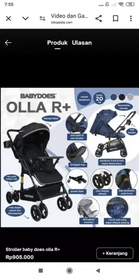 Stroller bbaby holar