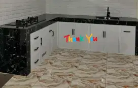 Kitchen set bahan aluminium acp anti ryap anti kropos anti air