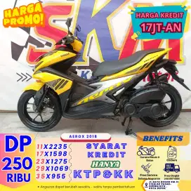 (Aerox tahun 2018 dp 250 syart kk dan ktp) cash credit