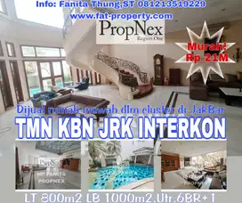 Dijual rumah mewah di Tmn Kbn Jrk Interkon,JakBar LT 800m2 LB 1000m2
