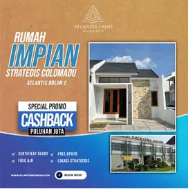 RUMAH 1 LANTAI DI BOLON COLOMADU SOLO DEKAT BANDARA