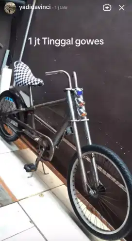 Sepeda chopper  800rb  ciledug