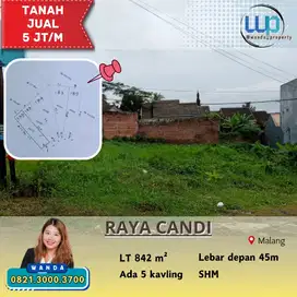 Tanah Kota Malang Pinggir Jalan Dijual Cepat