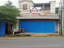 Tanah bonus bangunan pinggir jalan raya dijual cepat BU