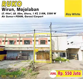 Dijual ruko daerah Wirun, Mojolaban