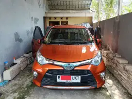 Toyota calya AT 1.2 G Orange 2019 kondisi masih mulus banget