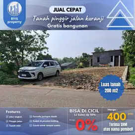 JUAL CEPAT TANAH PINGGIR JALAN KURANJI TAKTAKAN KOTA SERANG