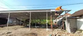 Kanopi besi tebal