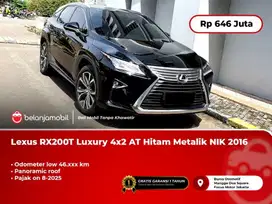 [LOW KM] Lexus RX200T RX 200T Luxury 4x2 AT Hitam Metalik 2016/2017