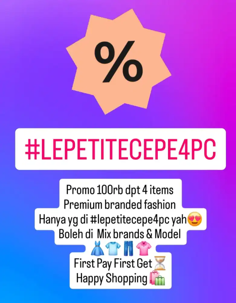Follow instagram :
Le.petite.shop