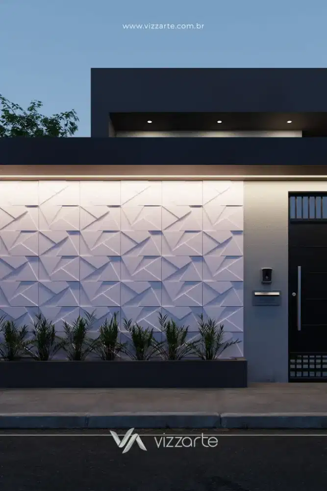 wallpanel3D beton untuk hiasan dinding