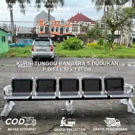 Kursi Tunggu Bandara 5 Dudukan