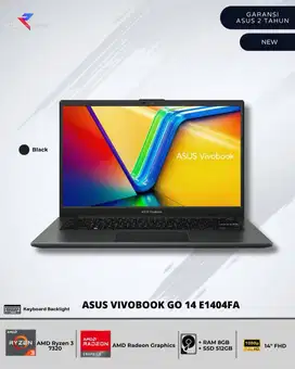 Asus VivoBook E1404FA AMD Ryzen 3 7320 Ram 8GB SSD 512GB