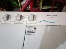 Mesin cuci sharp 2 tabung 700 aja masih bagus terawat