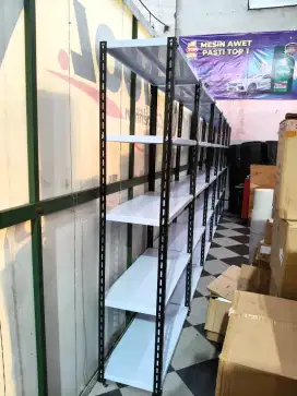 rak besi siku lubang ful besi