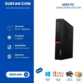 MINI PC LENOVO THINKSTASION P330 CORE I3 GEN 8 RAM 8 SSD 256