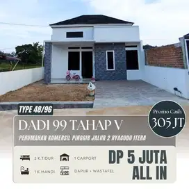 RUMAH KOMERSIL DI PINGGIR JALAN STRATEGIS DEKAT RS AIRAN