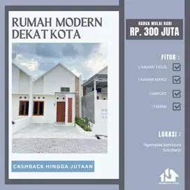 RUMAH MODERN DEKAT DENGAN KOTA DAN UIN RADEN MAS SAID