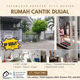 Rumah Cantik Modern Dekat RSUD Sogaten