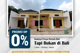 Rumah DP 0Bonus Canopy & AC Bisa Request Bangunan