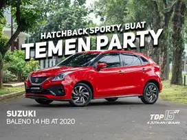 FREE BBM FULL TANK BALENO 1.4 HB AT MATIC 2020 MERAH