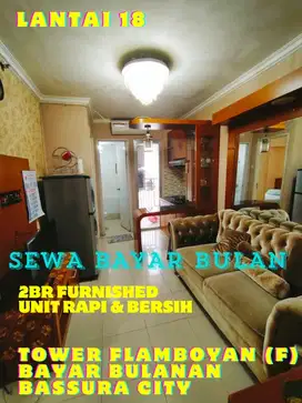 SEWA MURAH BAYAR BULANAN 2BR FURNISHED TOWER F BASSURA CITY