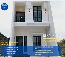 Rumah siap huni modern akses 10 menit ke stasiun depok