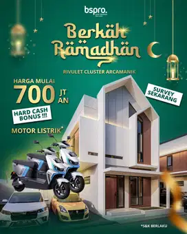 2 unit terakhir rumah 2 Lt di arcamanik kota bandung dkt Rs Hermina