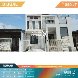 Dijual Rumah Baru 2 Lantai di Perum Laksana Tidar, Malang