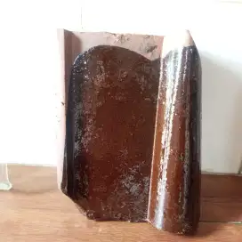 Genteng Plentong Glazur Brown