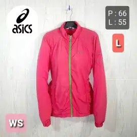 Jaket Olahraga Wanita ASICS Track Lite Windbreaker LariRunning Sepeda