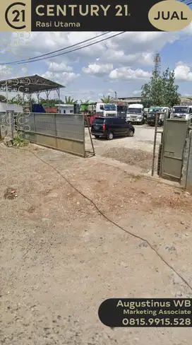 DIJUAL TANAH DI JALAN RAYA NAROGONG KLAPANUNGGAL BOGOR