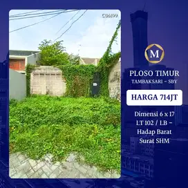 Tanah Ploso Timur Tambaksari dkt Kenjeran Karang Asem Kalijudan Lebak