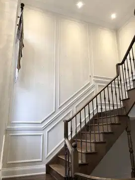 Sekat Plafon Partisi PVC GRC Gypsum Jasa Tukang Pasang Wall Moulding