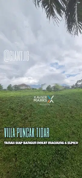 Tanah Strategis di jalan kembar Utama Villa Puncak Tidar Malang