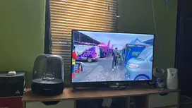 Di jual borongan tv TCL + sound harman kardon aura 2 bonus meja tv